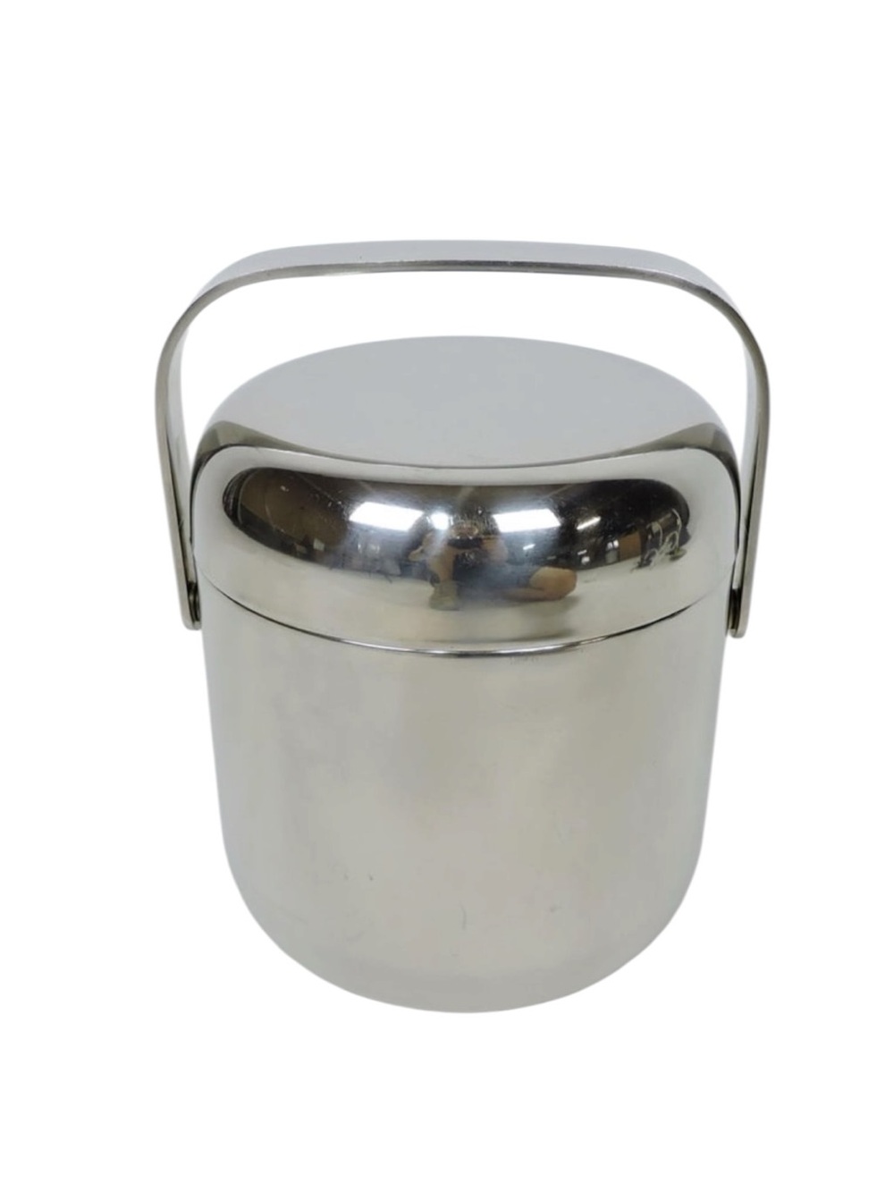 Rare Vintage Timo Sarpaneva for OPA Finland Stainless Steel Ice Bucket